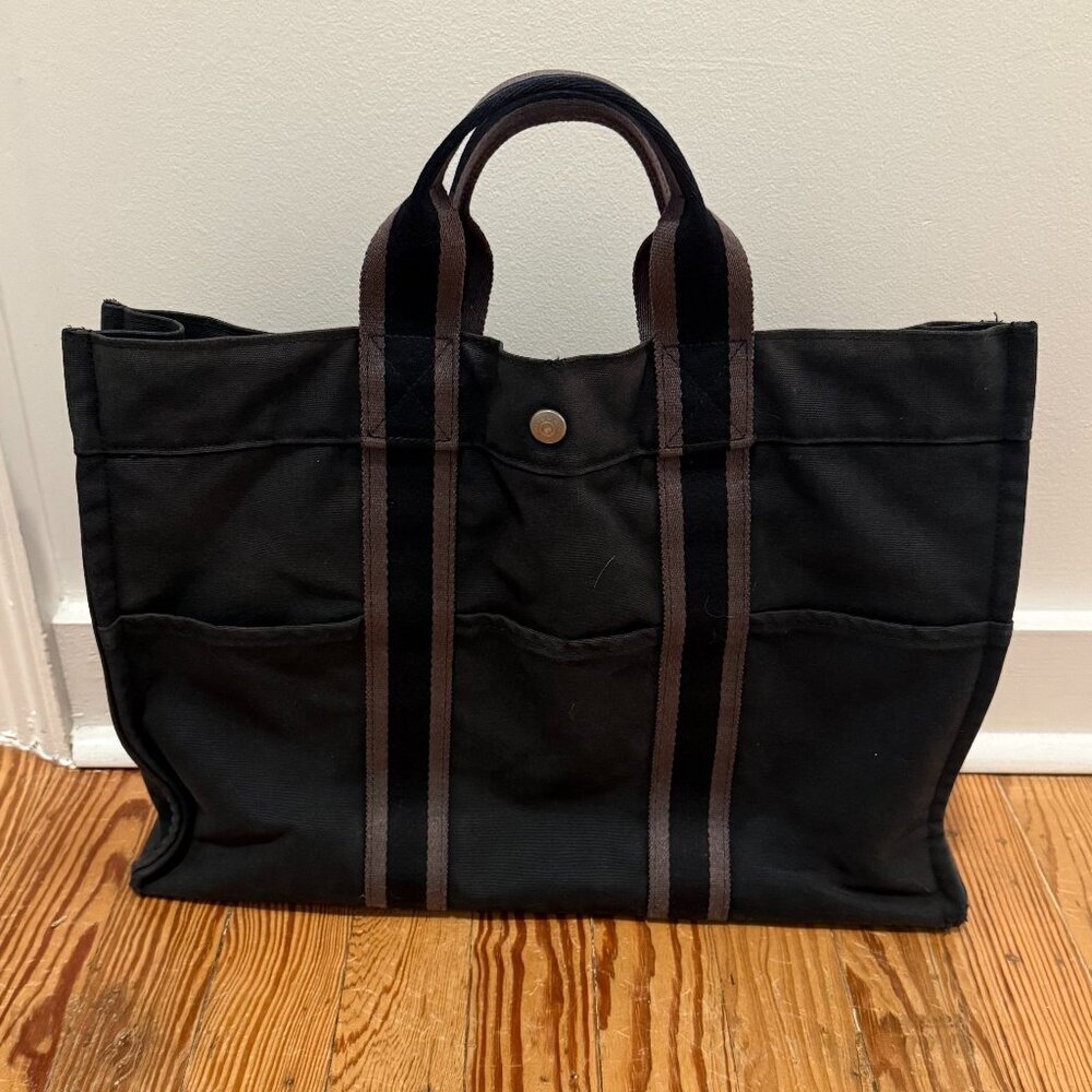 Hermes Paris canvas tote bag, good used condition - Picture 4 of 11